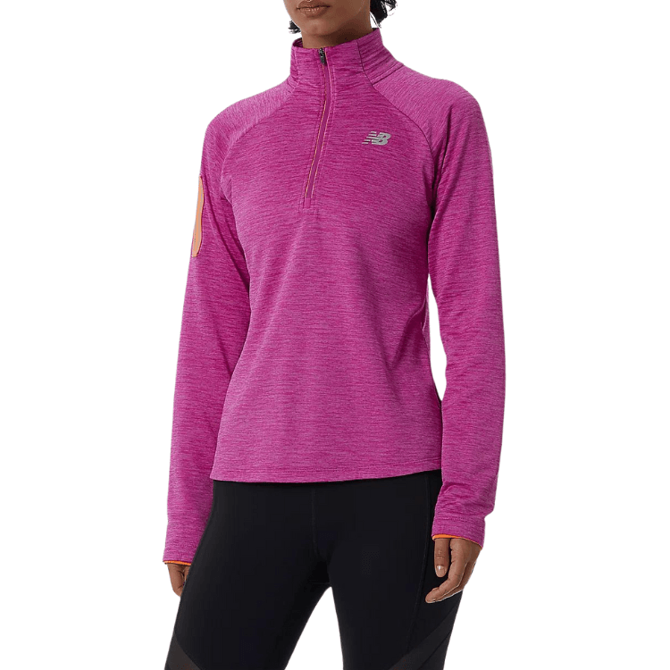 Running Jacket - Women's New Balance Heat Half Zip Purple