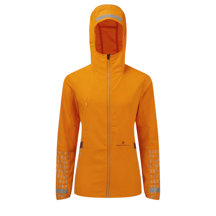 Running Jacket - Women's RonHill Tech Afterhours Jacket Orange