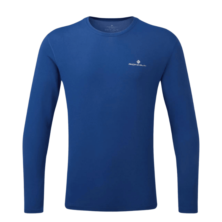Running Long Sleeves - Men's RonHill Core L/S T-Shirt Blue