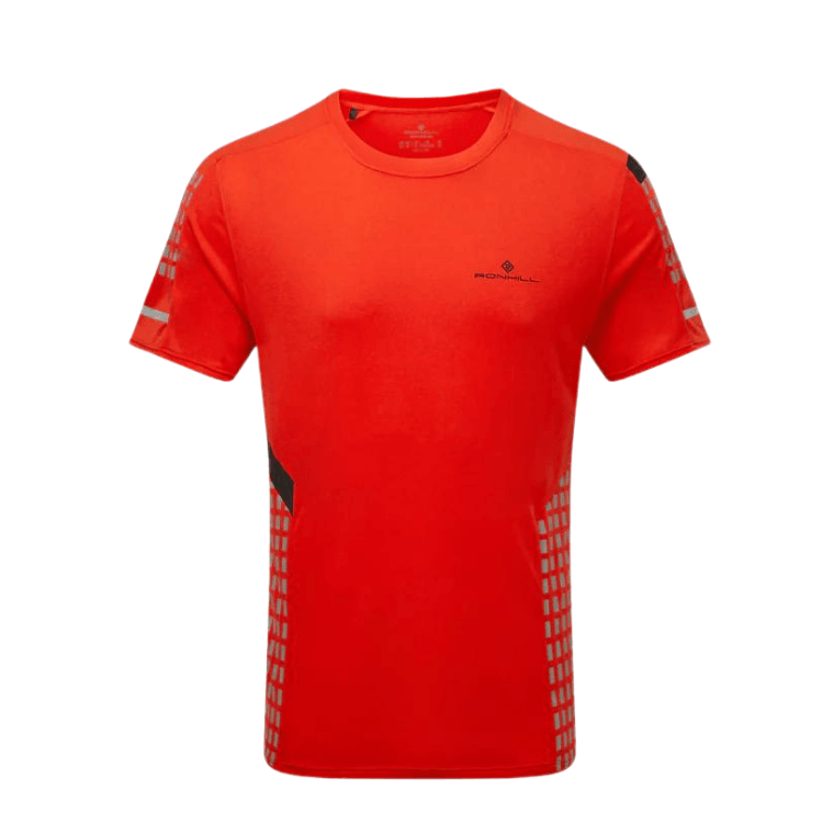 Running T-Shirt - Men's RonHill Tech Afterhours Short Sleve T-Shirt Red