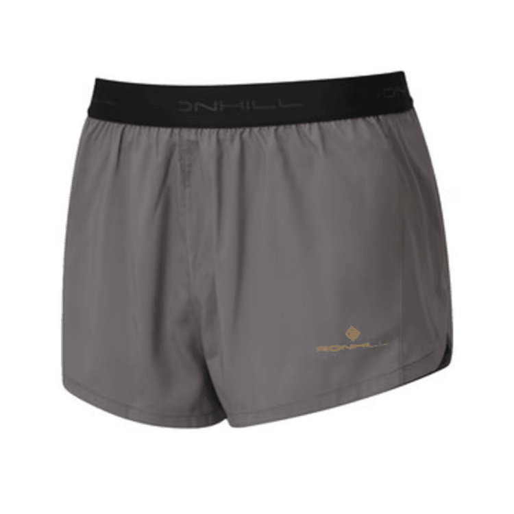 Running Shorts - Men’s Ronhill Tech Revive Racer Shorts Grey