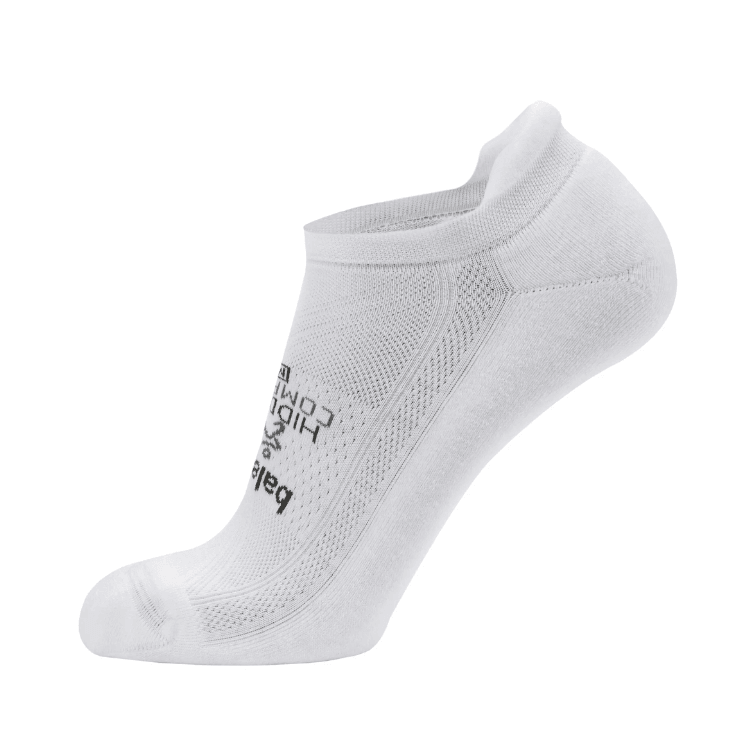 Running Sock - Unisex Balega Hidden Comfort Socks White