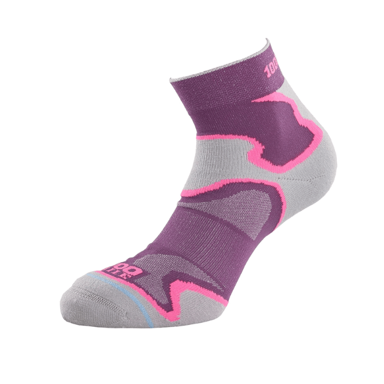 Running Sock - Women's 1000 Mile Fusion Anklet Grey
