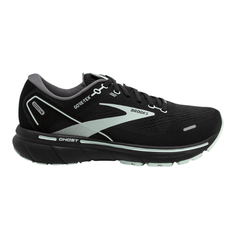 Running Shoe - Women's Brooks Ghost 14 GTX Black and Green