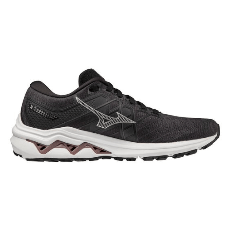 Running Shoe - Women’s Mizuno Wave Inspire 18 Black Wide Fit