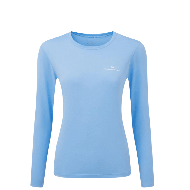 Running Long Sleeve Shirt - Women's RonHill Core L/S T-Shirt Blue