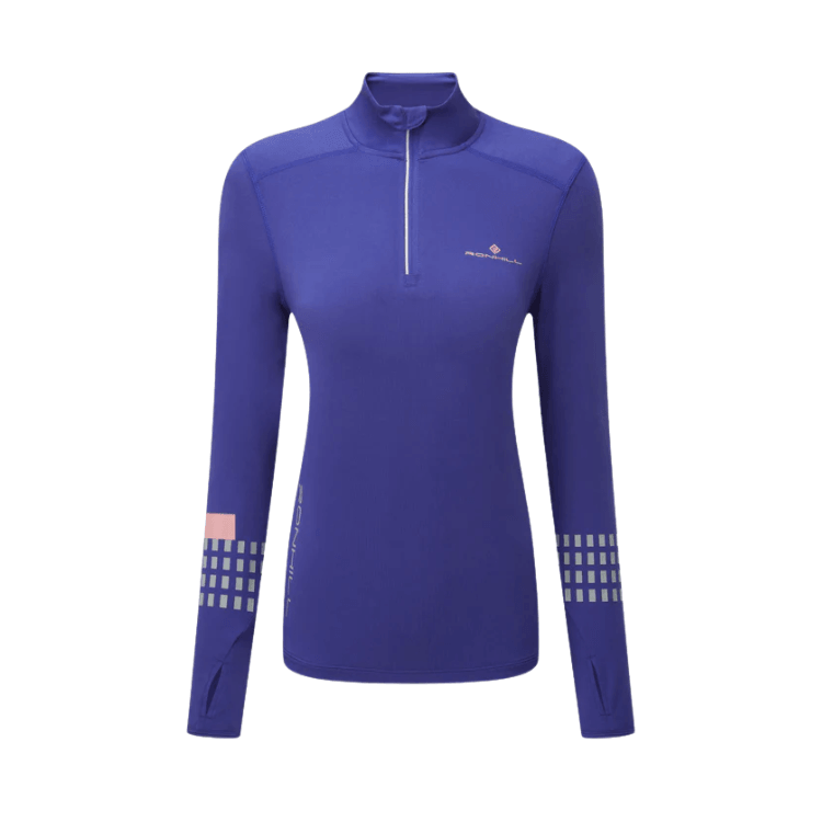 Running Jacket - Women's RonHill Tech Afterhours Half Zip Indigo