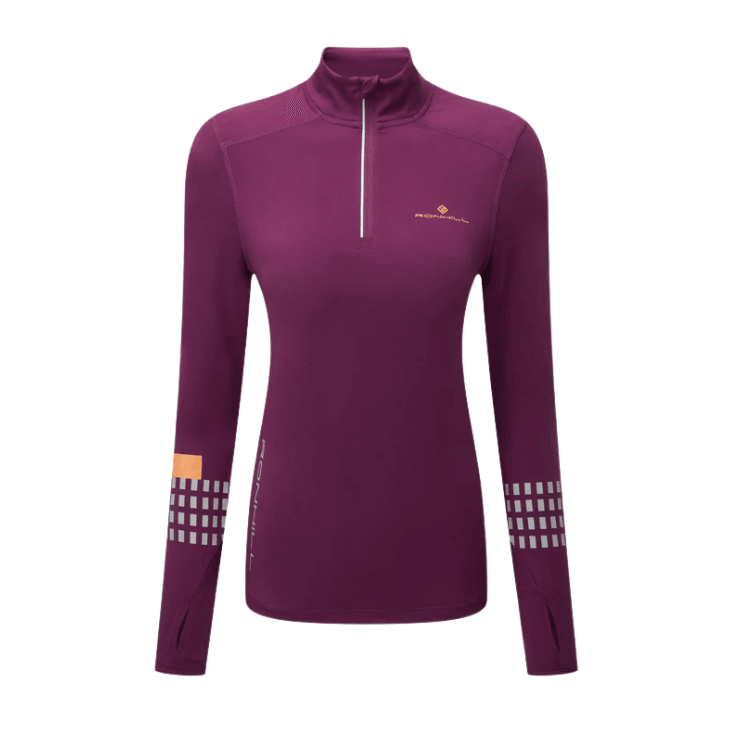 Running Jacket - Women's RonHill Tech Afterhours Half Zip Purple