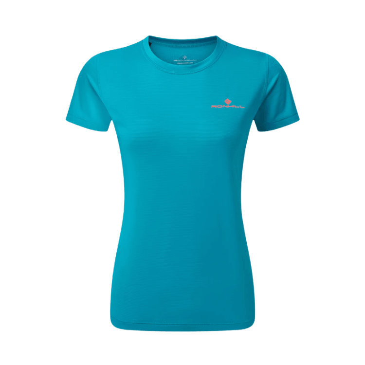 Running T-Shirt - Women's RonHill Tech T-Shirt Azure Blue